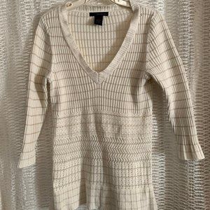 Calvin Klein Jeans Sweater Large Gold Trim